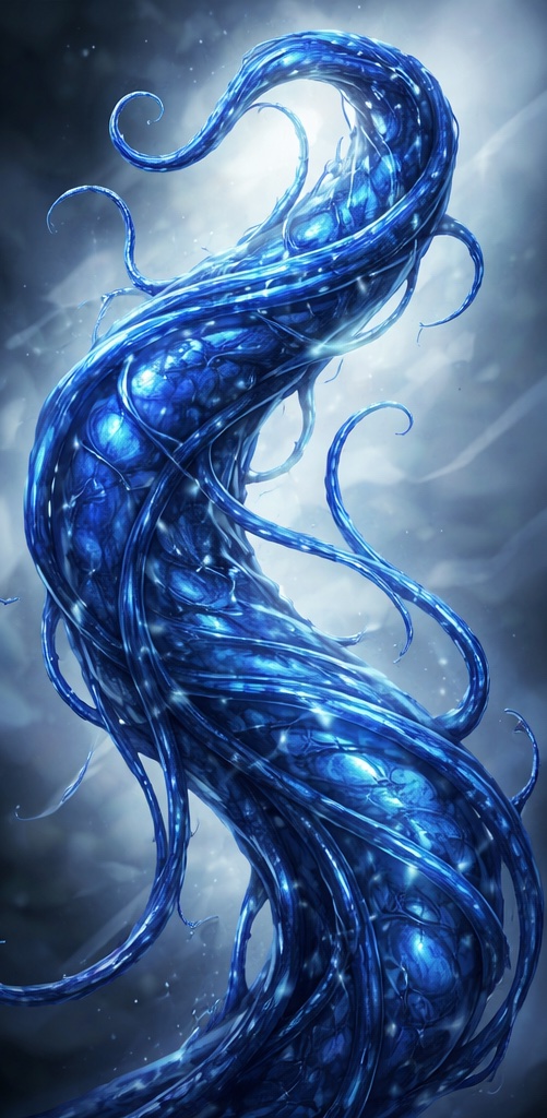 Blue Tendrils